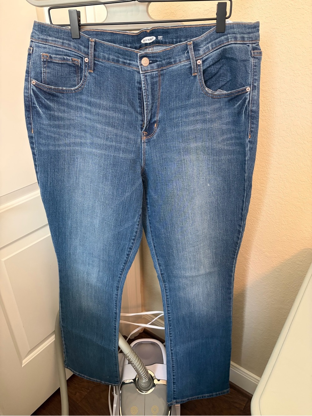 Old Navy Straight-Leg Blue Jeans